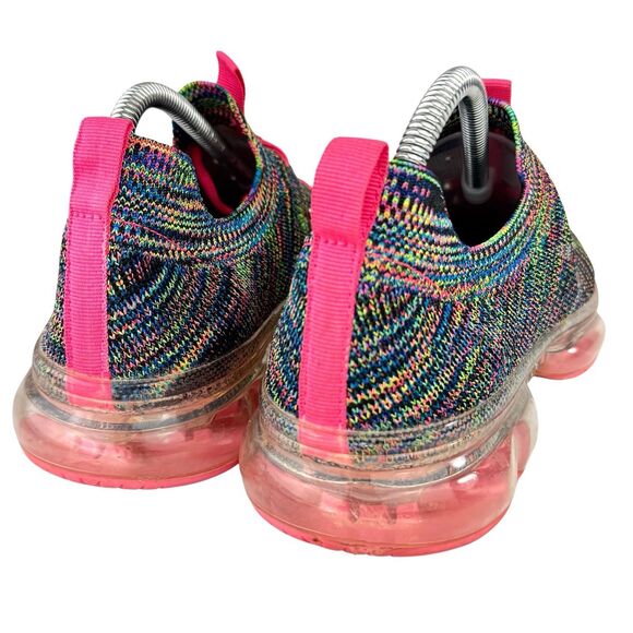 Air Underground Slip On Sneakers Womens Size 9.5 Pink Multi-color Knit Lace-Up - Picture 8 of 12